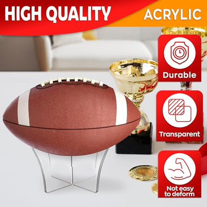 Football clear display stand