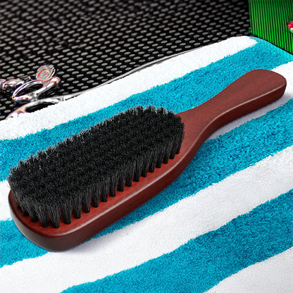 Hard bristle brush for hair