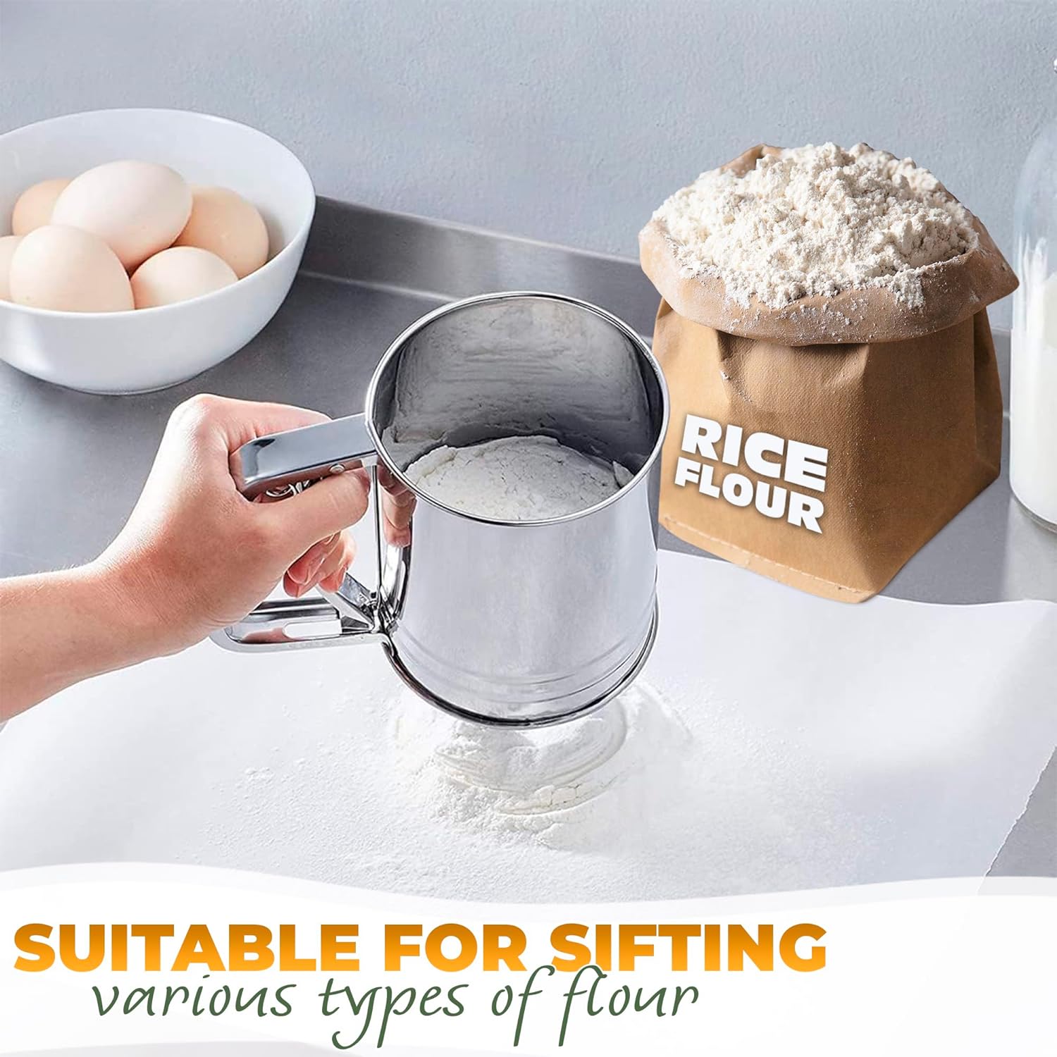 Kitchen flour sifter