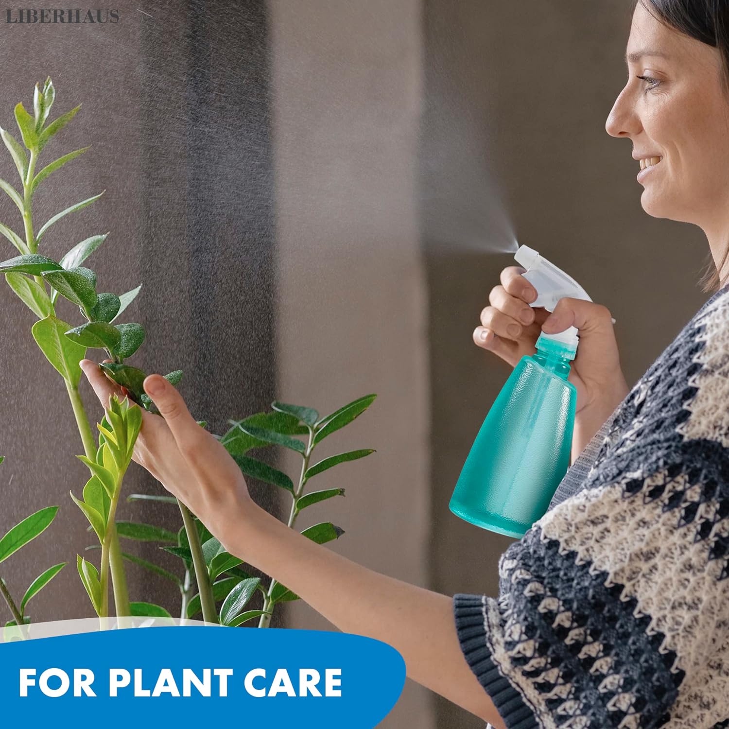 Plastic water bottles plant