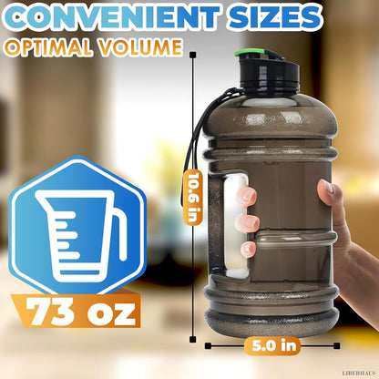 Reusable water bottle for gym