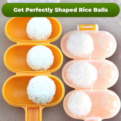 Rice ball shaker mold