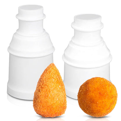 Round and pointed arancini maker molds