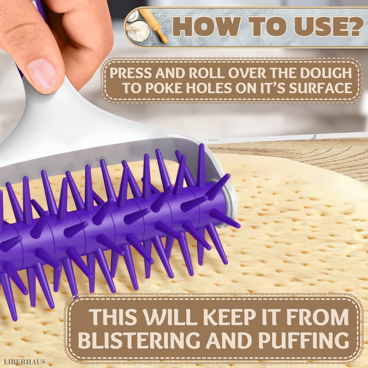 Silicone pizza roller