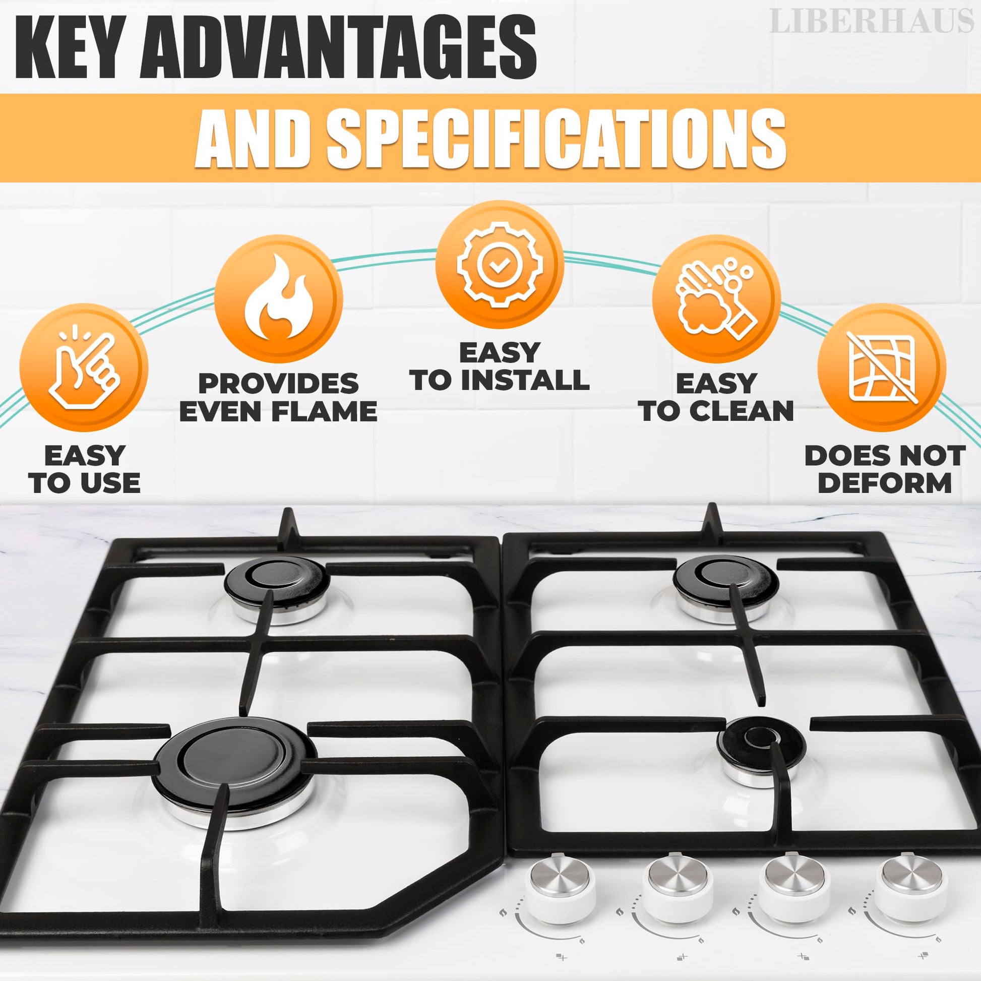 Stove gas burner