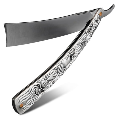 Straight edge razor for men grooming