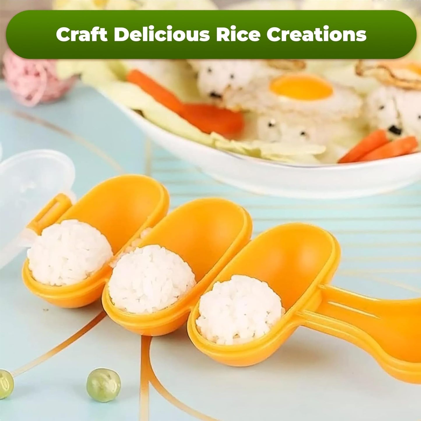 Sushi maker rice molds