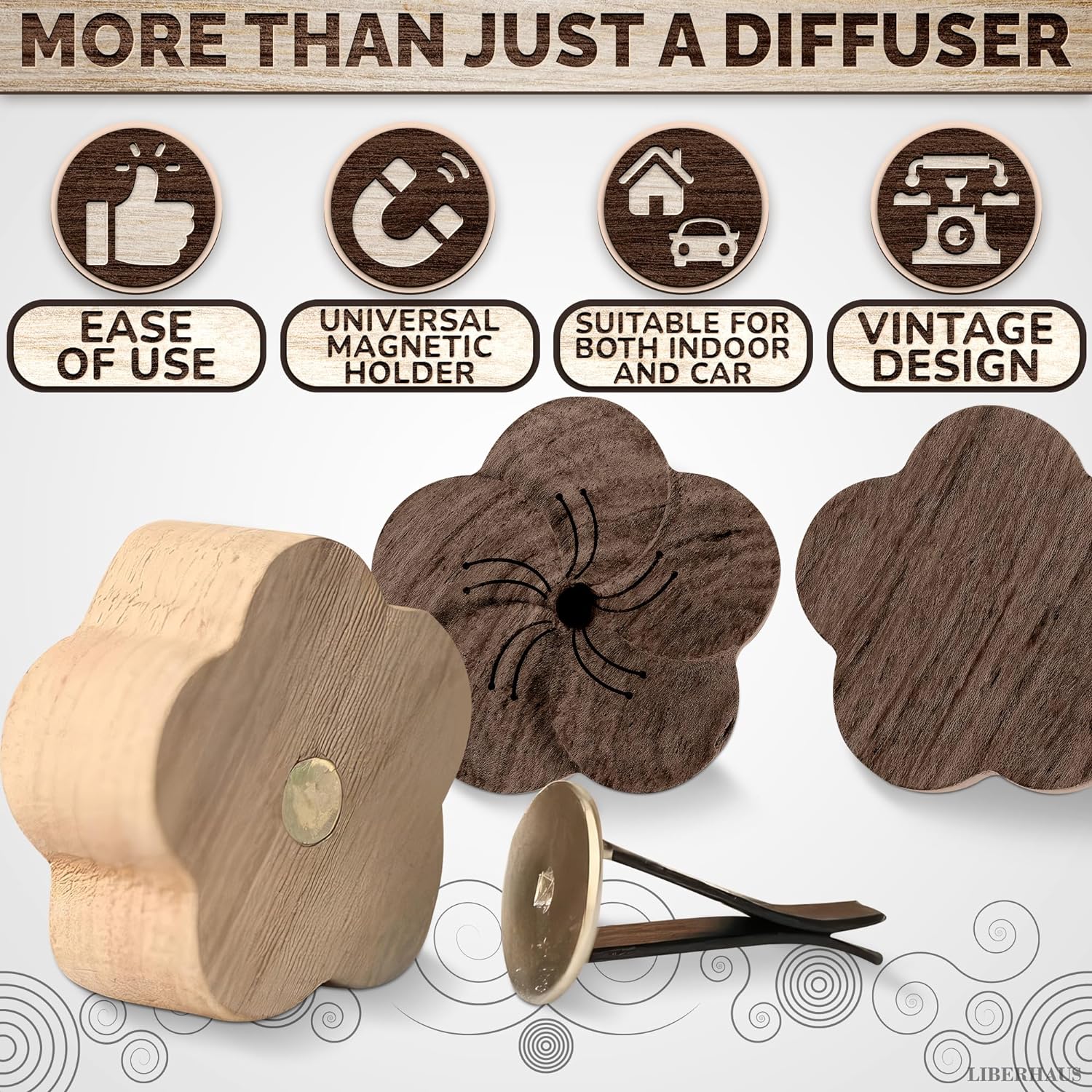 Wood oil diffuser